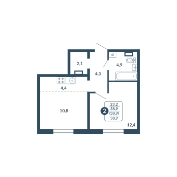 планировка квартиры 28 м2